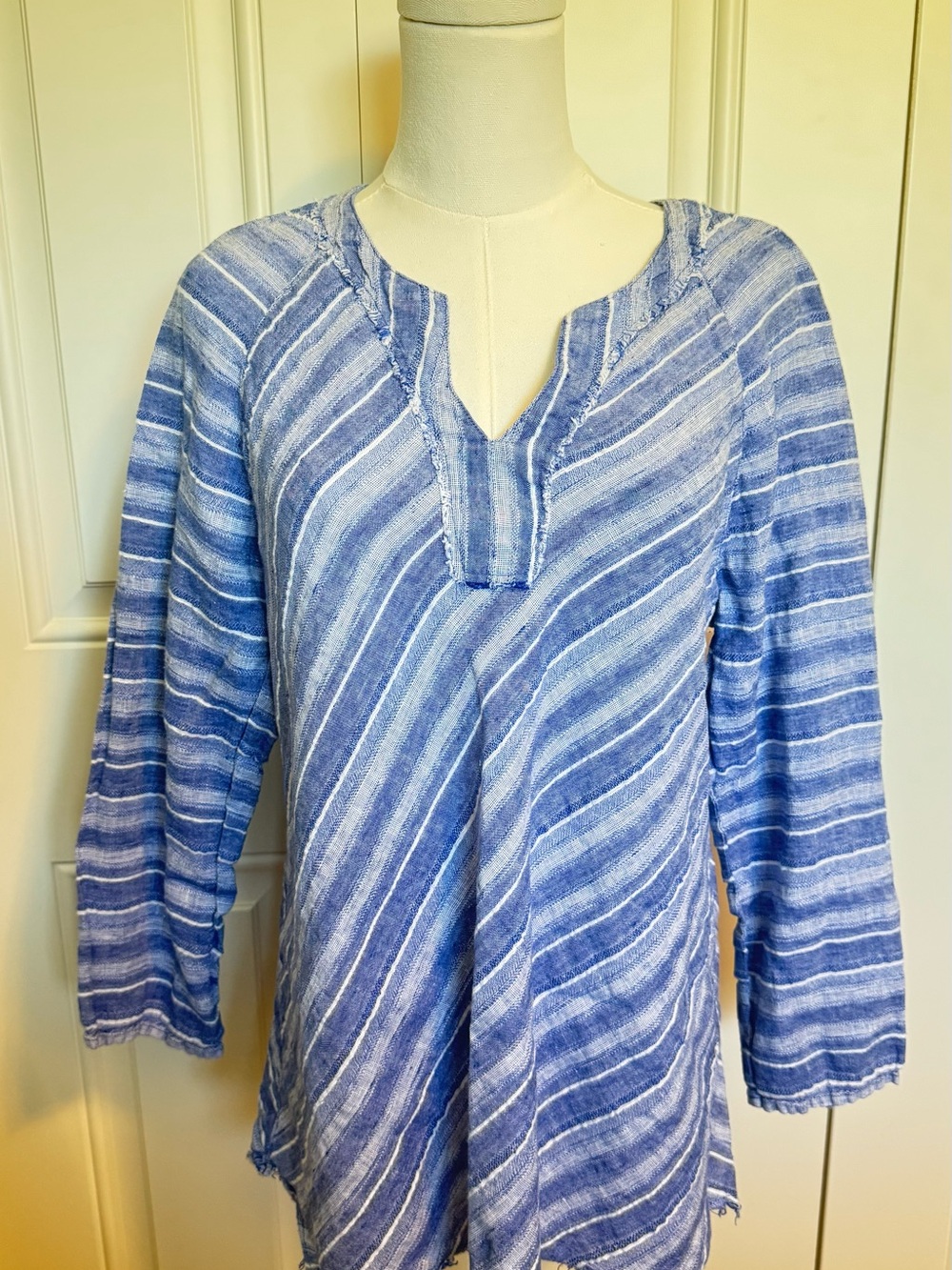 Nic&Zoe Striped Women's Pullover Tunic Top